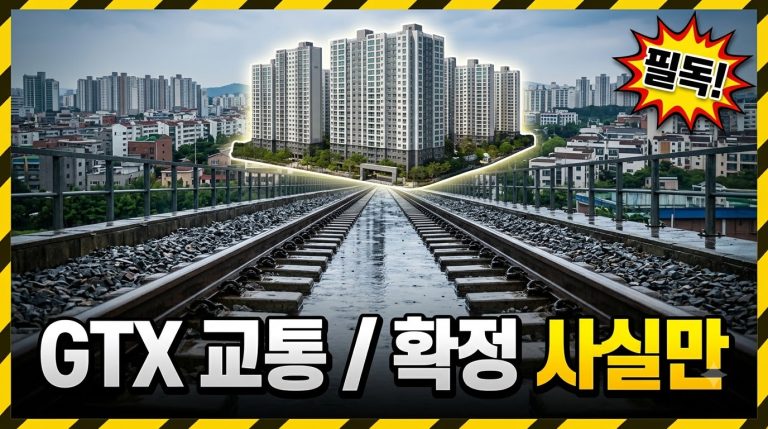 GTX 등 교통 — 확정된 철도 사업 사실 종합