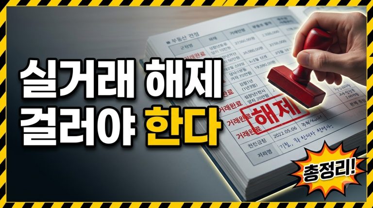 실거래가에서 해제 거래를 걸러야 하는 이유 — 72,597건의 함정