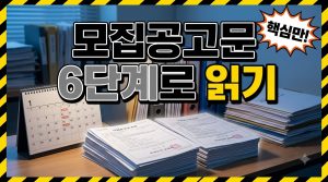 입주자모집공고 읽는 법 — 항목별 확인 순서와 실제 공고 예시