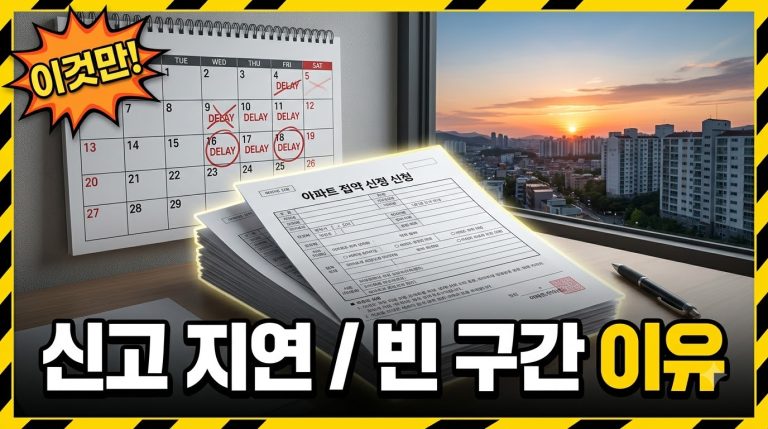 최근 실거래가 비어 보이는 이유 — 신고 지연 구조