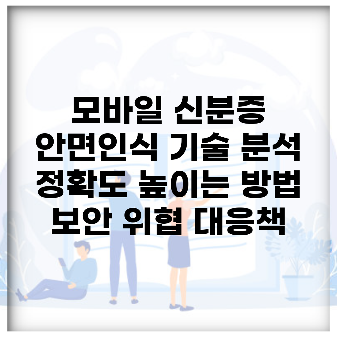 모바일 신분증 안면인식 기술 분석 | 정확도 높이는 방법 | 보안 위협 대응책