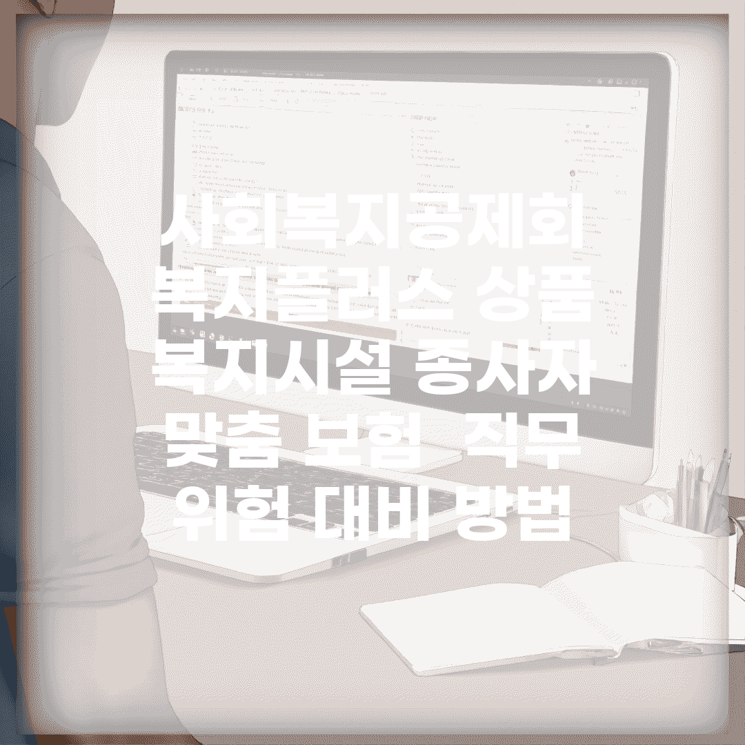 사회복지공제회 복지플러스 상품 | 복지시설 종사자 맞춤 보험 | 직무 위험 대비 방법