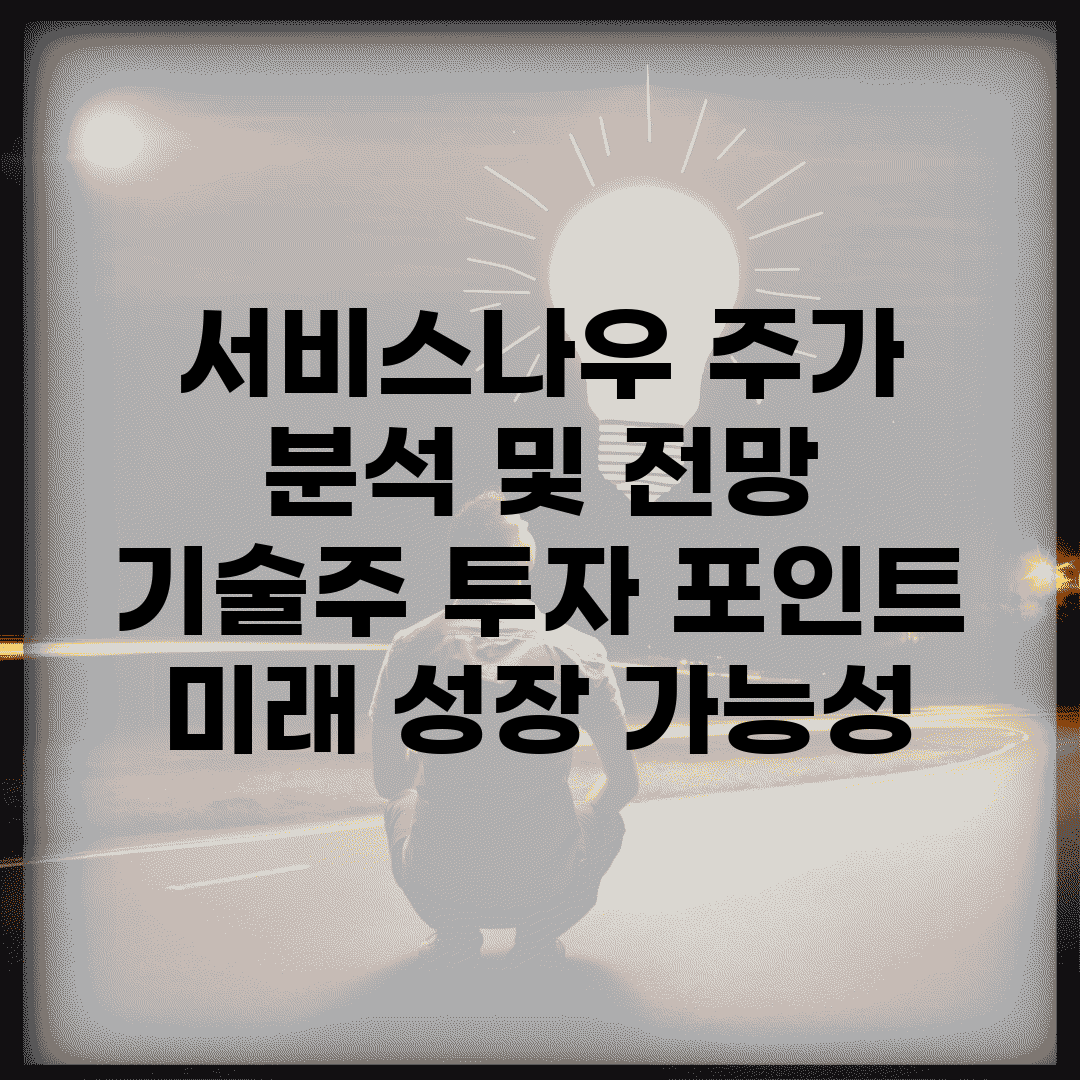서비스나우 주가 분석 및 전망 | 기술주 투자 포인트 | 미래 성장 가능성