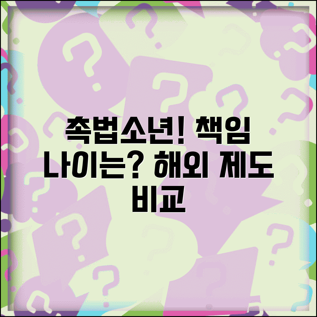 해외 촉법소년 제도 비교 | 미국 영국 일본 제도 | 형사책임연령 국제 비교 | 벤치마킹 사례
