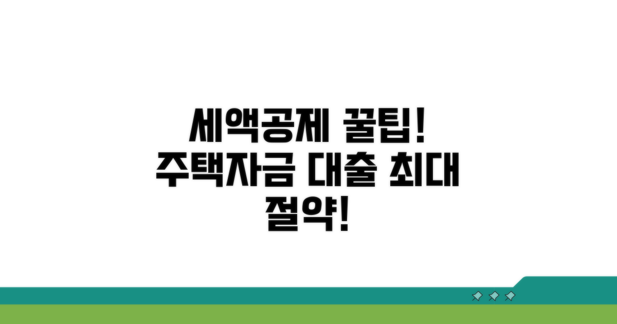 주택자금 대출 세액공제 꿀팁