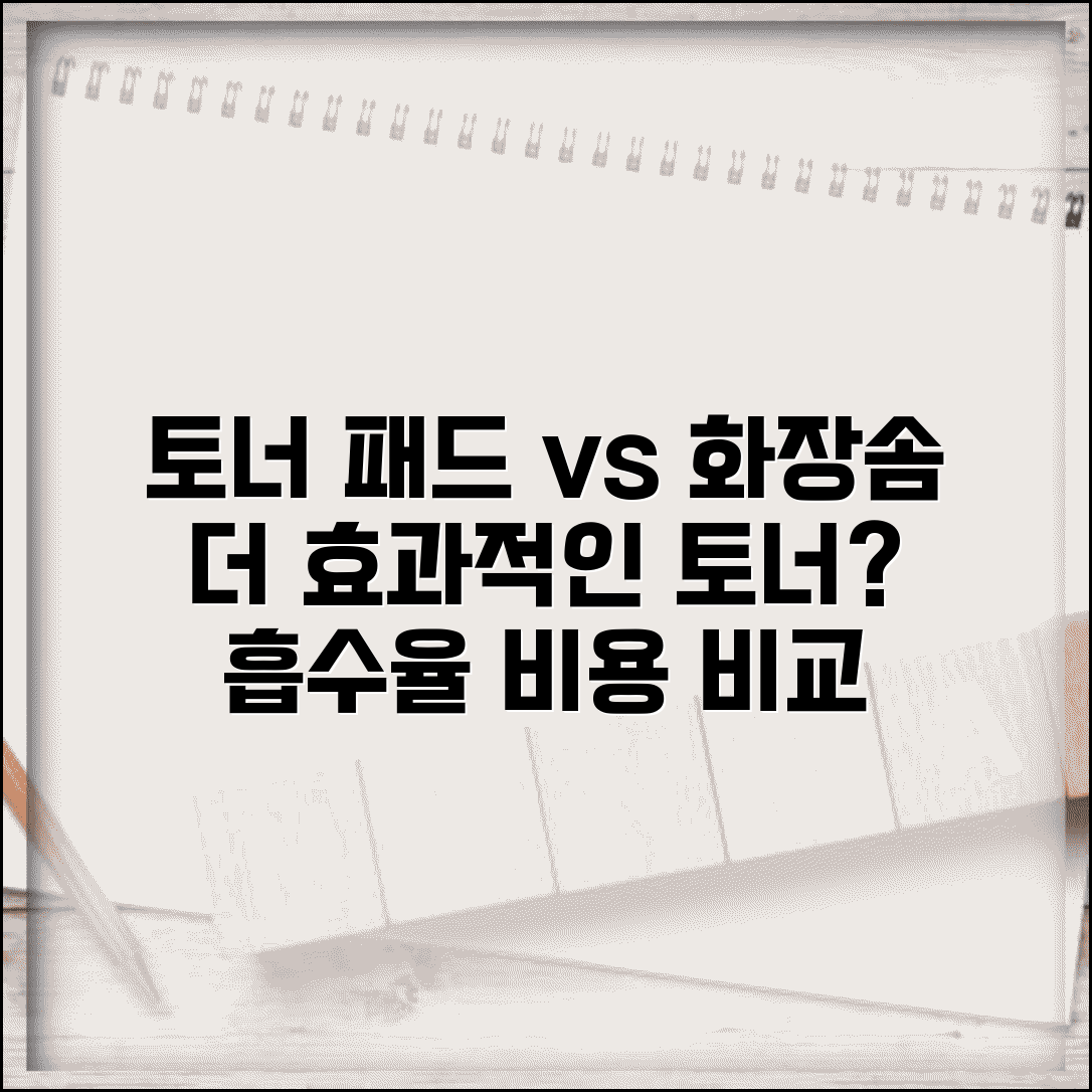 토너 패드 vs 화장솜에 토너 어떤게 더 효과적인가요 | 토너 사용법 | 흡수율 | 비용