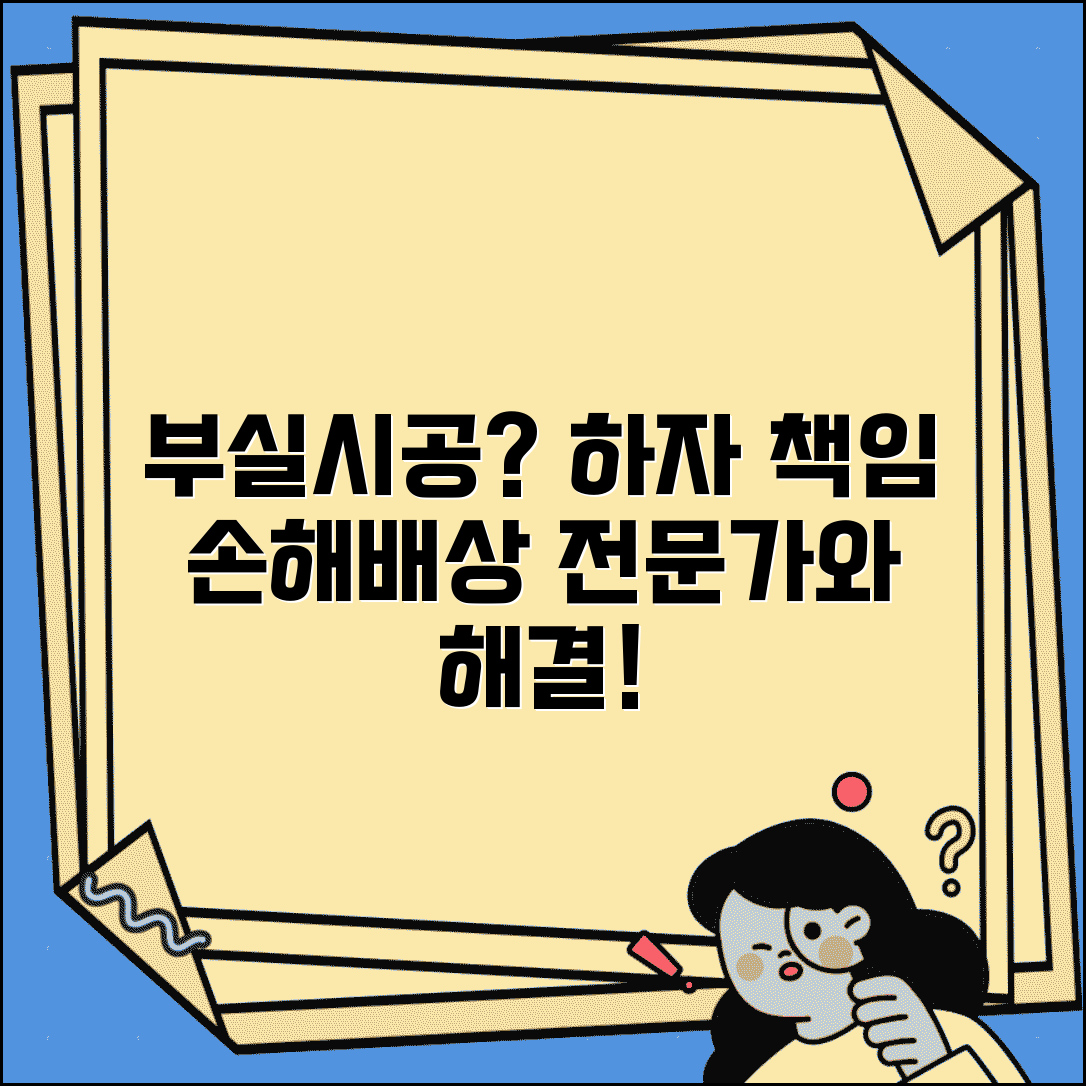 건축 시공업체가 부실시공했을때 | 하자담보책임과 손배소송