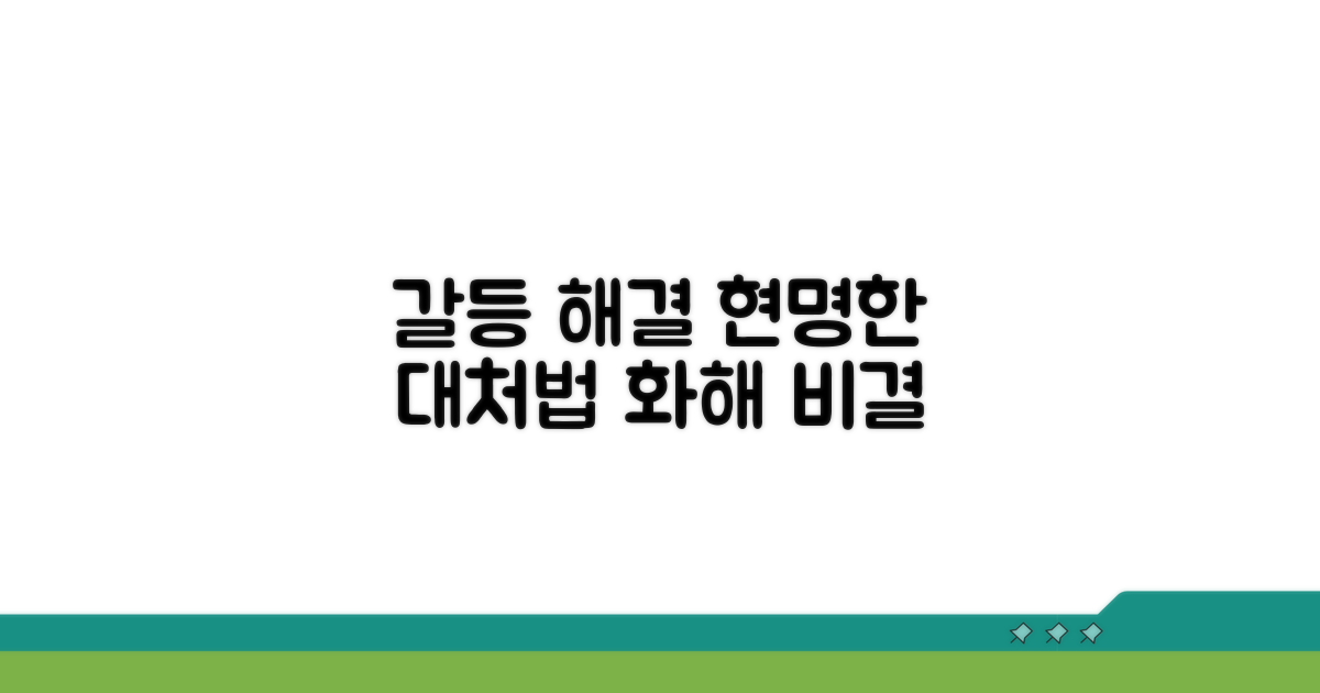분쟁 해결, 현명한 대처법