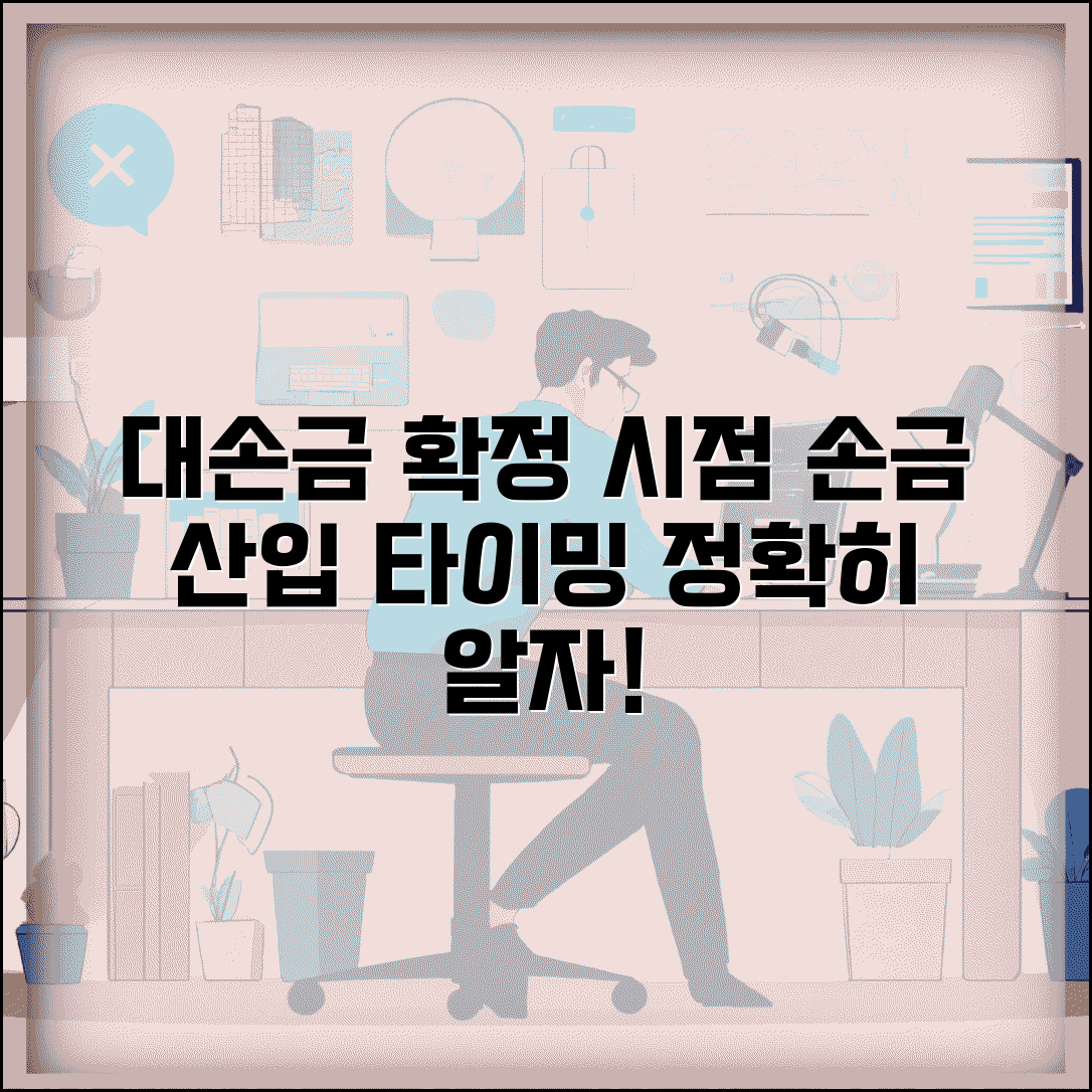 대손금 확정 시기 | 대손금 손금산입 시점 결정