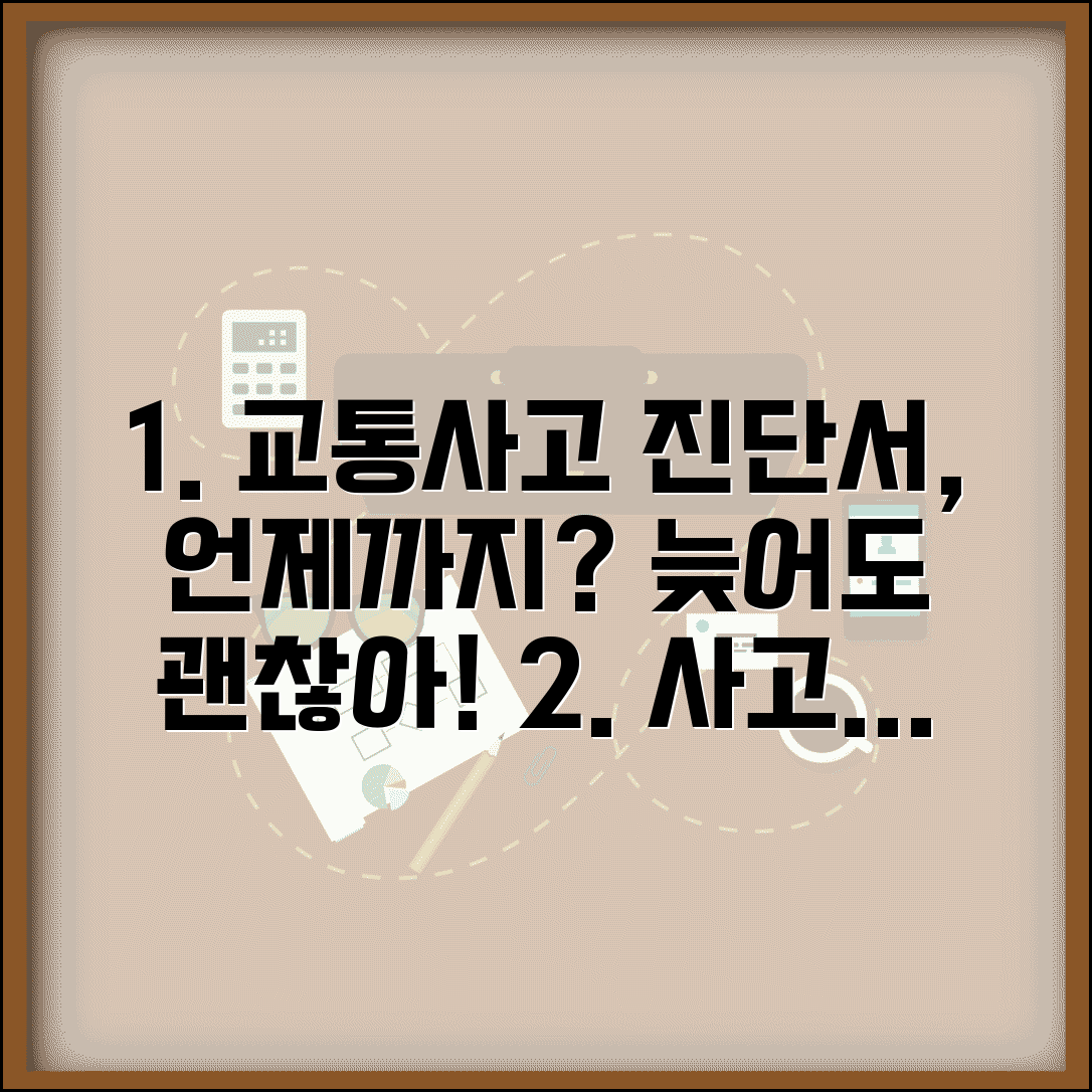 교통사고 진단서 기간 | 사고 후 진단서 발급 시한과 늦게 병원 간 경우