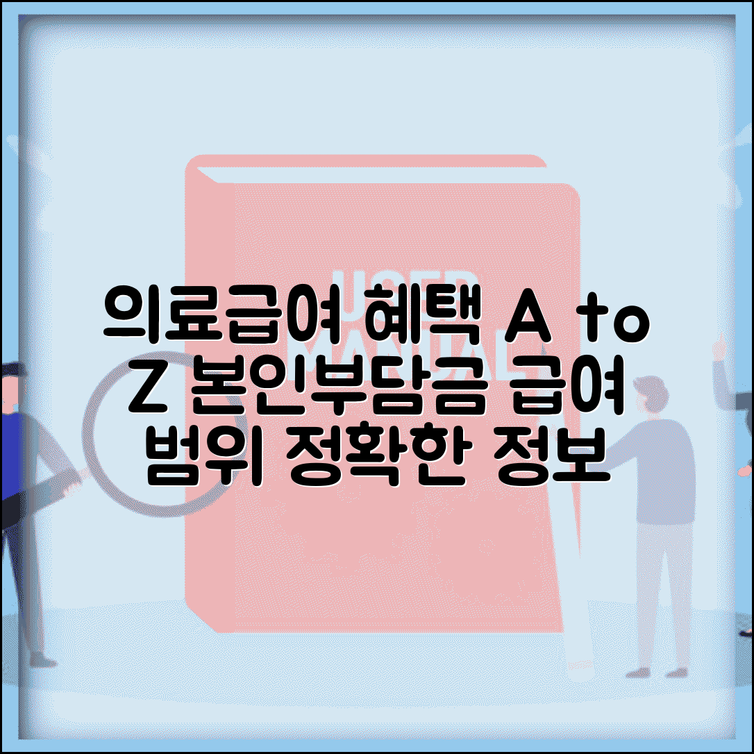 의료급여 산정표 의료 지원 | 의료급여 대상자 본인부담금과 급여 범위 기준