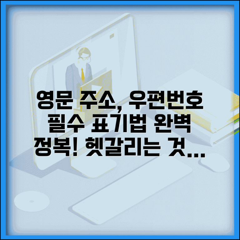 영문주소 우편번호 위치 | 영문주소에서 우편번호 표기법