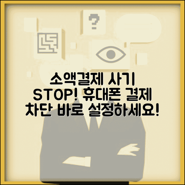 휴대폰 소액결제 차단 | 휴대폰 소액결제 사기 방지 차단 설정 방법