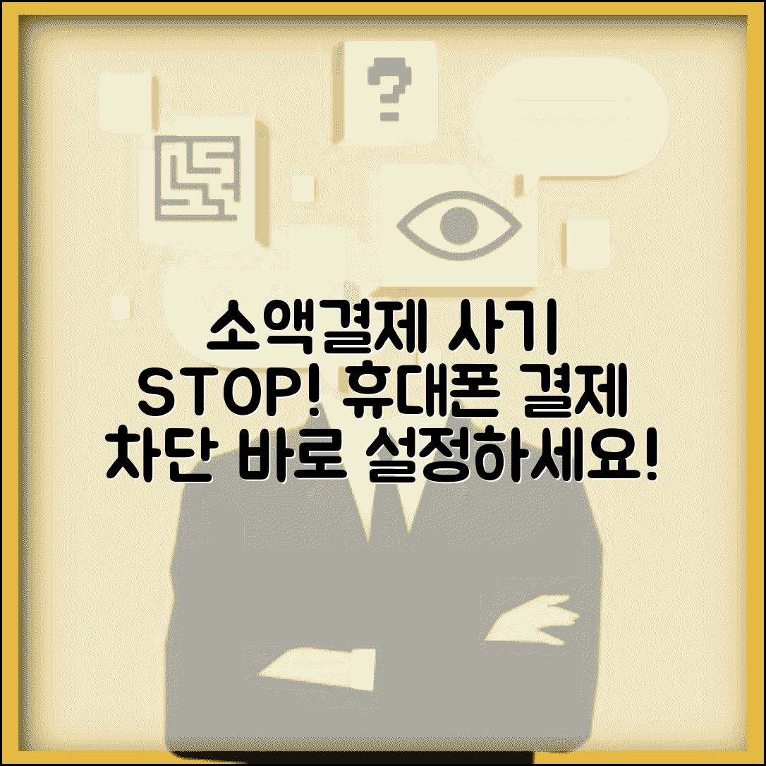 휴대폰 소액결제 차단 | 휴대폰 소액결제 사기 방지 차단 설정 방법