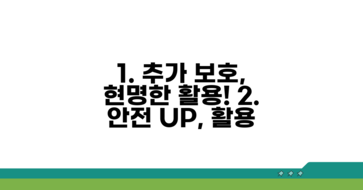 추가 보호 조치와 현명한 활용법
