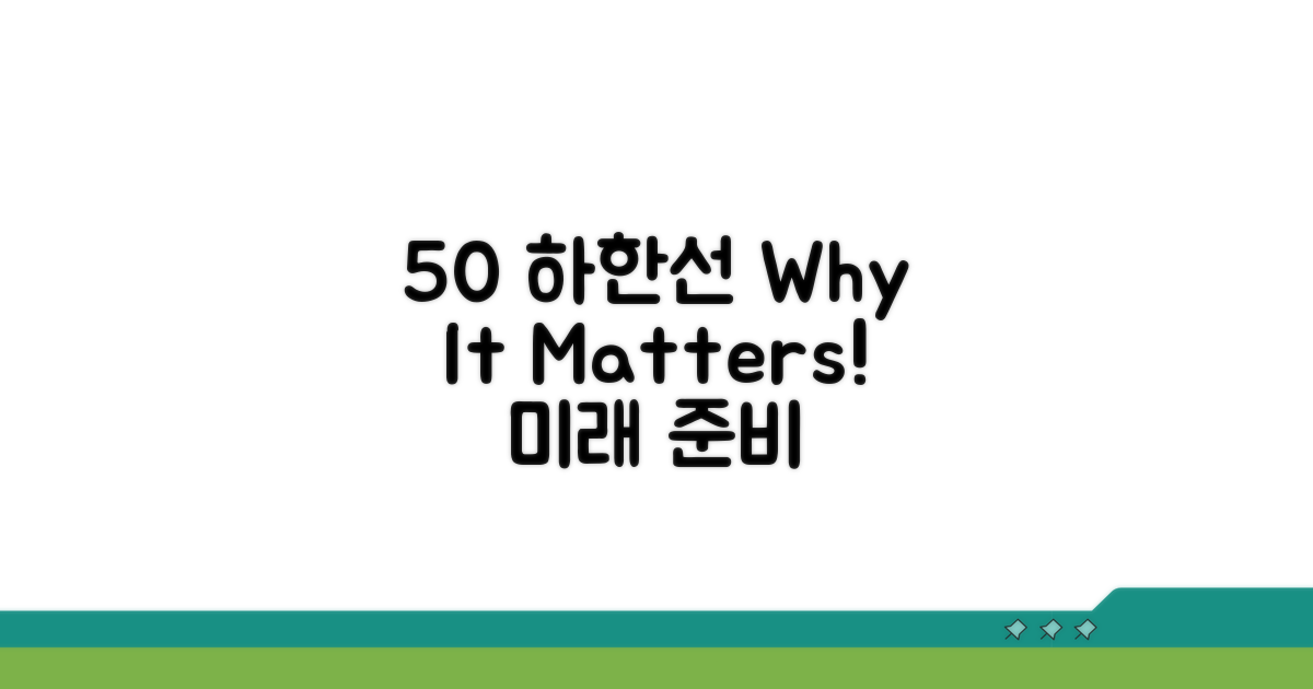 50% 하한선, 왜 중요할까?