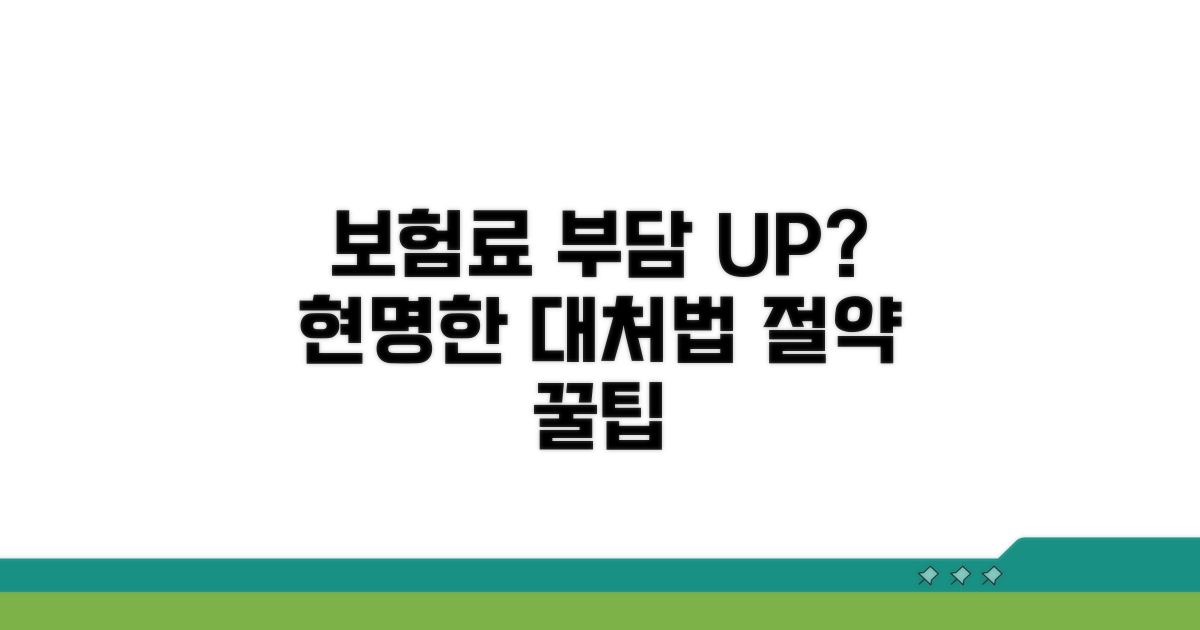 보험료 부담 늘었을 때 대처법