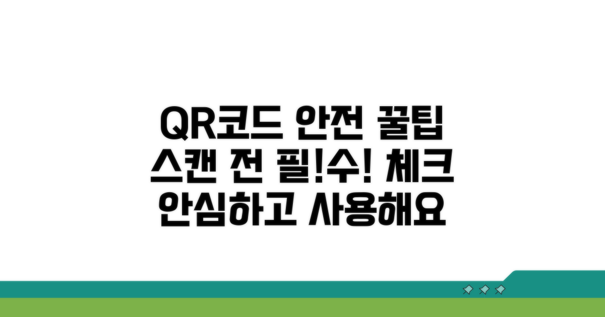 안전한 QR코드 생활을 위한 필수 꿀팁