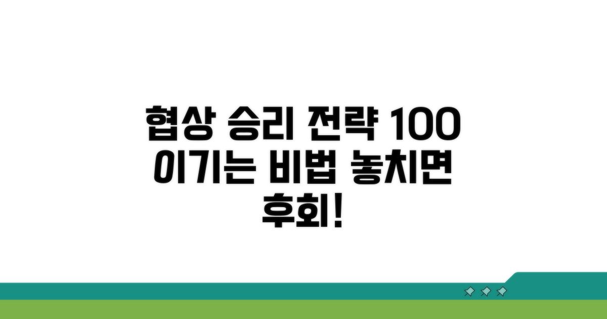 협상에서 꼭 이기는 노하우