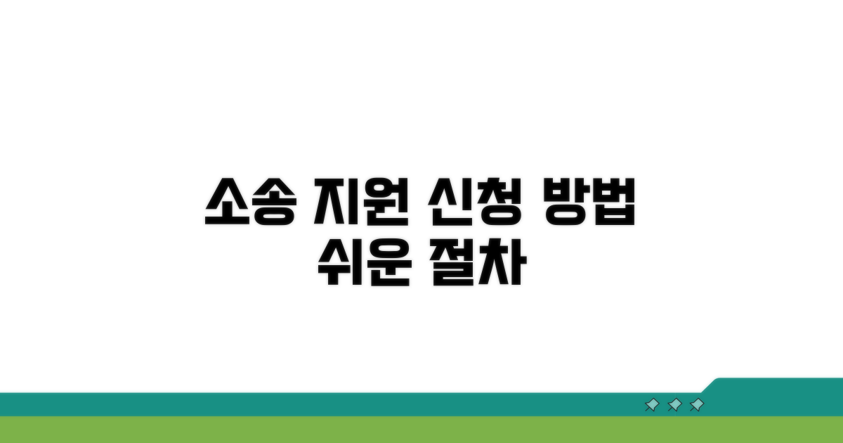 소송 지원 절차와 신청 방법