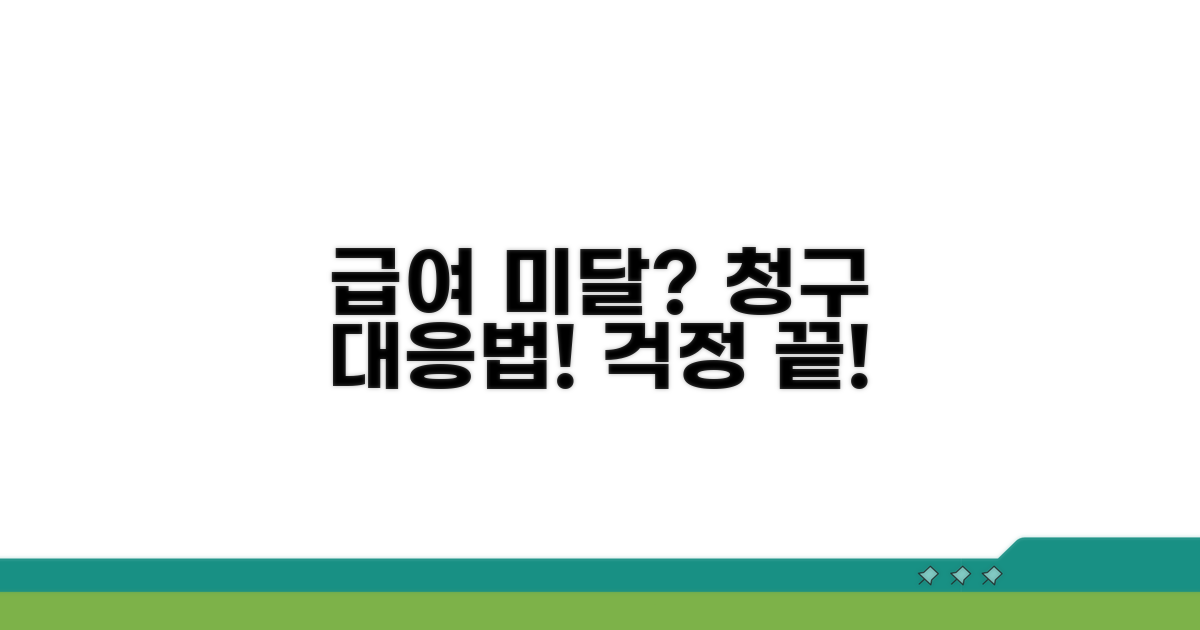 미달 급여 청구 및 대응 방법