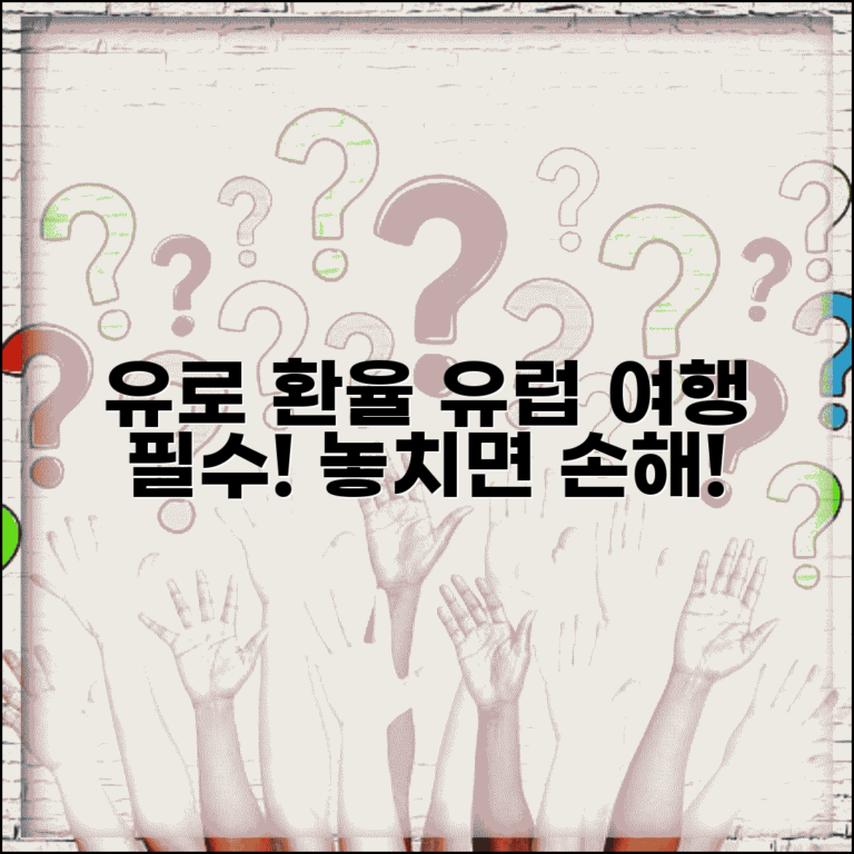 환율조회 유로 시세 확인 | 유럽여행 전 알아둘 환율 정보