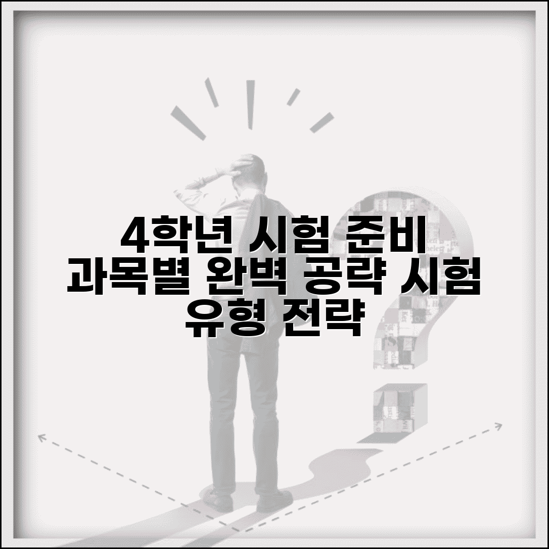 4학년 단원평가 과목별 준비 방법 | 시험 유형과 효과적인 학습 전략