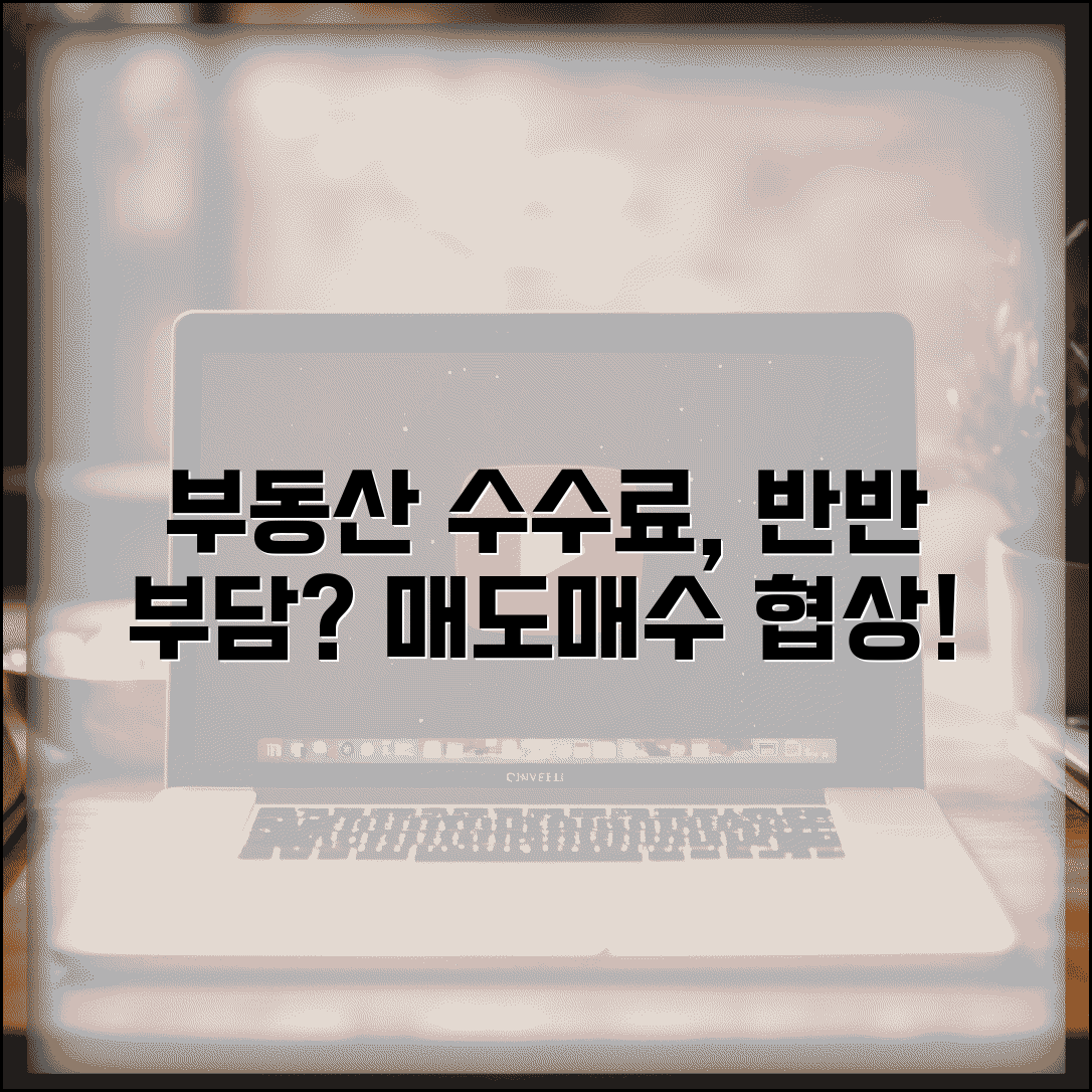 부동산 중개수수료 반반 나눠내야 하나요 | 중개수수료 | 매도자 매수자 부담 | 협상