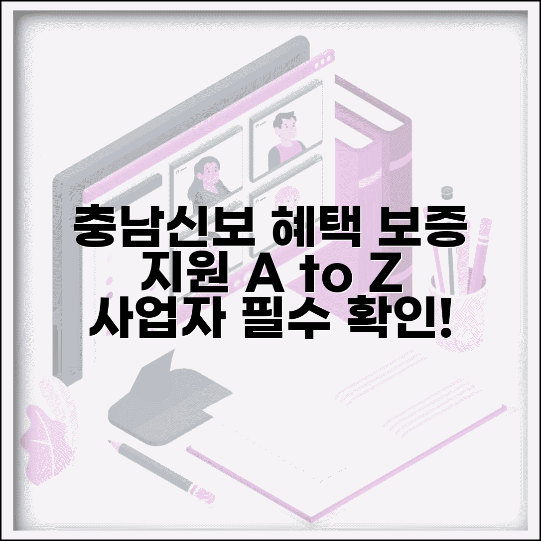 충남신용보증재단 혜택 | 충남신보 보증 지원 프로그램