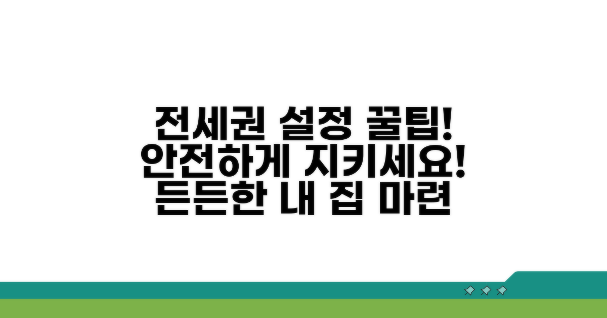 전세권 설정, 꿀팁으로 든든하게!