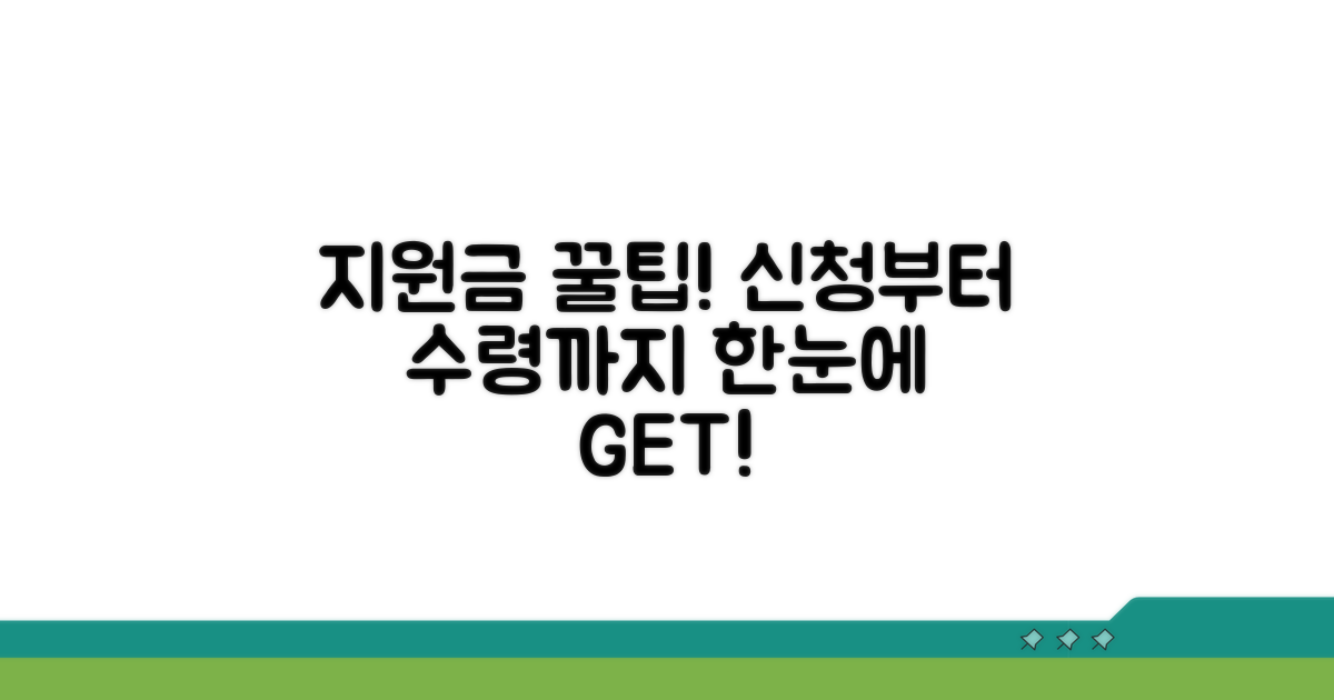 지원금 신청부터 받는 법까지
