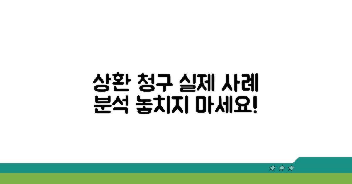 상환 청구, 실제 사례로 알아보기