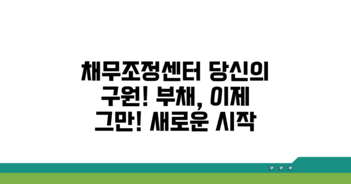 채무조정지원센터 소개와 필요성