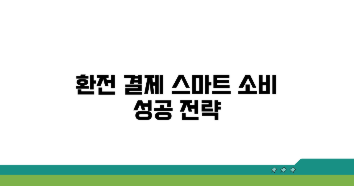 환전 및 결제: 스마트한 소비 전략