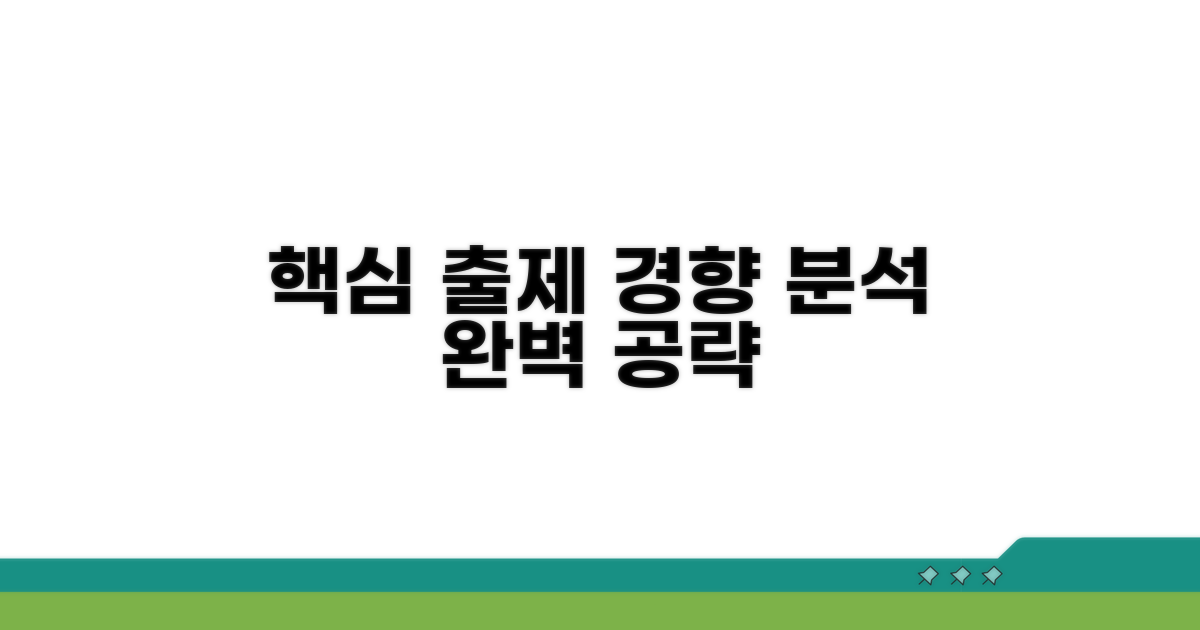 핵심 출제 경향 완벽 분석
