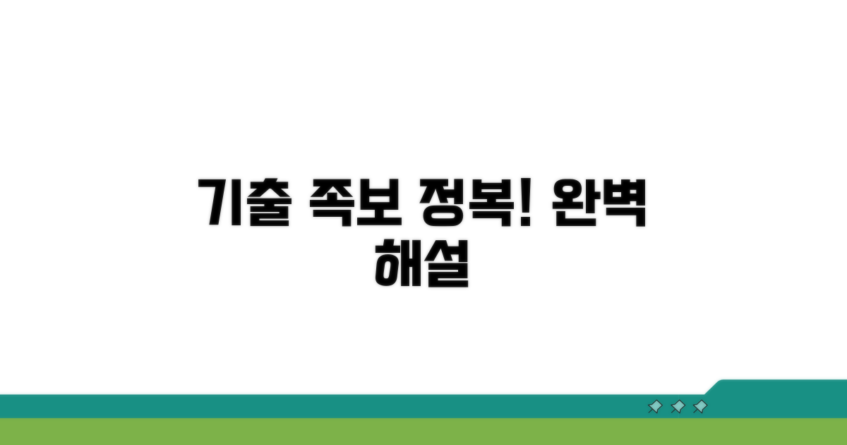 기출문제 풀이 및 해설 실전