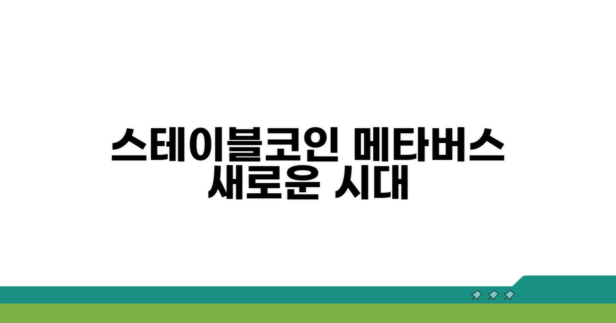 스테이블코인 메타버스, 무엇이 달라질까?