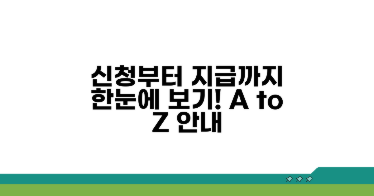 신청부터 지급까지 절차 상세 안내