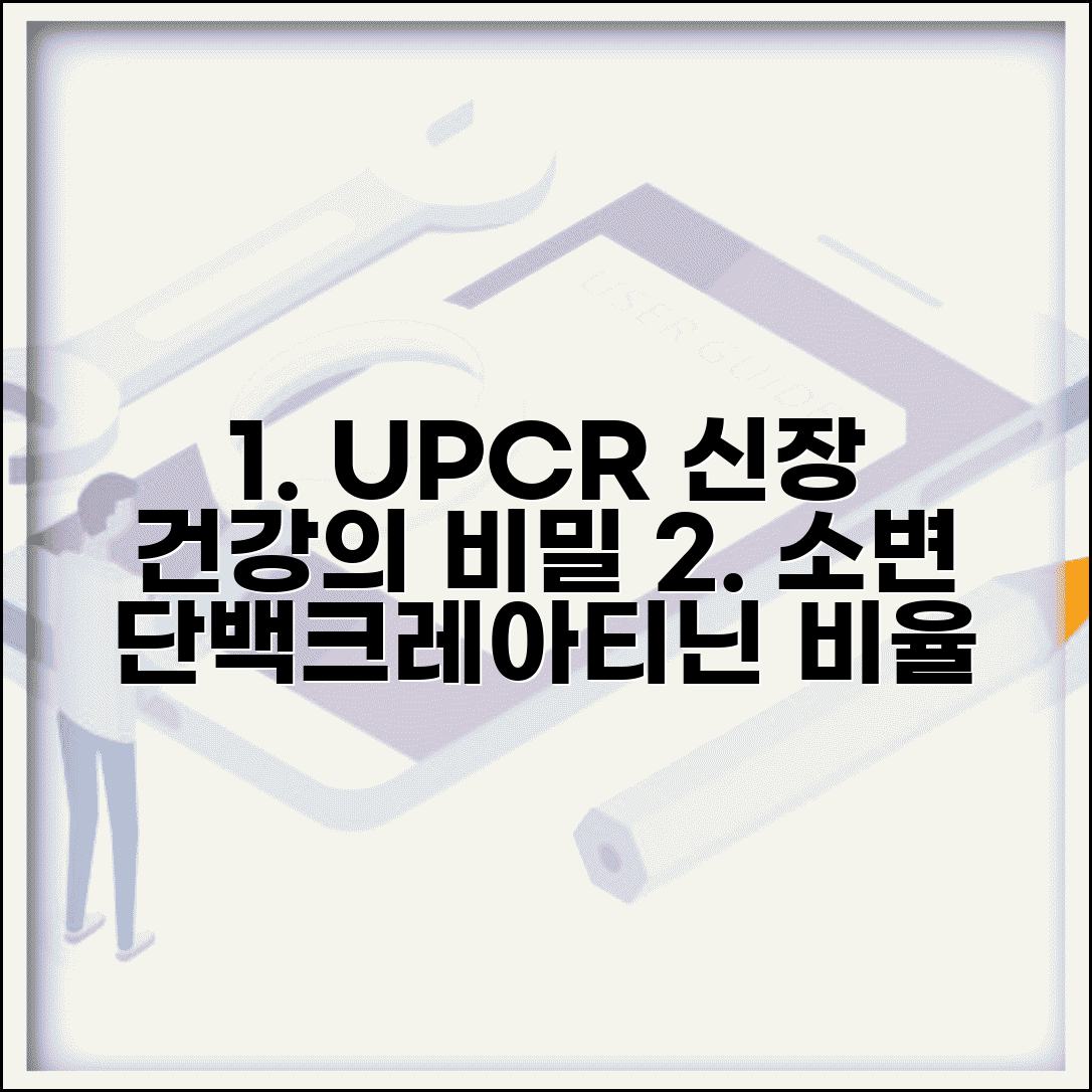 소변 단백/크레아티닌 비율 UPCR 수치 | 요단백 크레아티닌 비 신장질환 평가