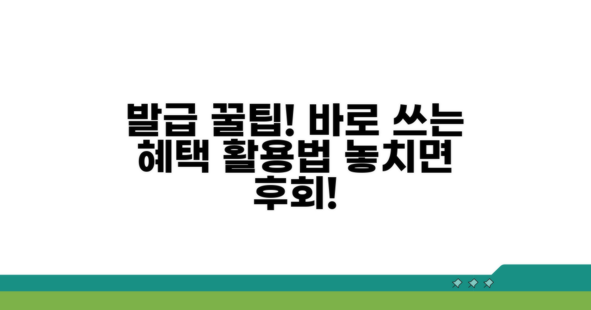 발급 후 활용처 및 혜택