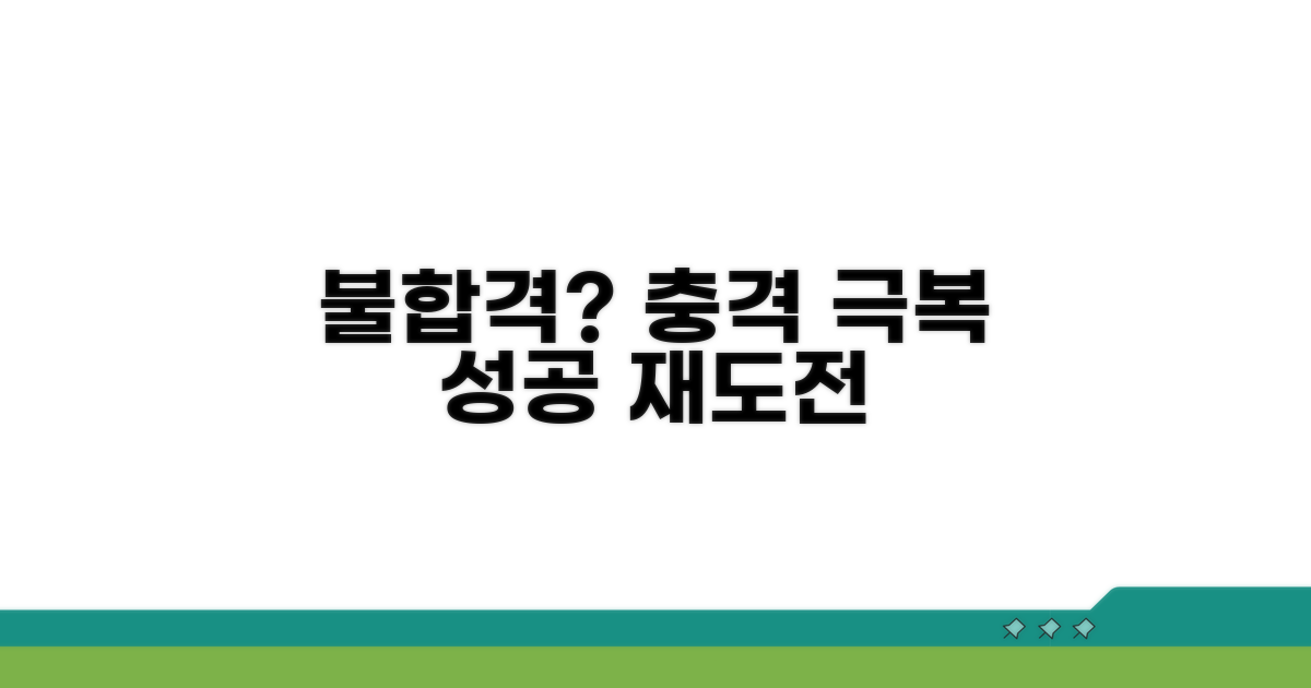 불합격 통보, 어떻게 대처할까?