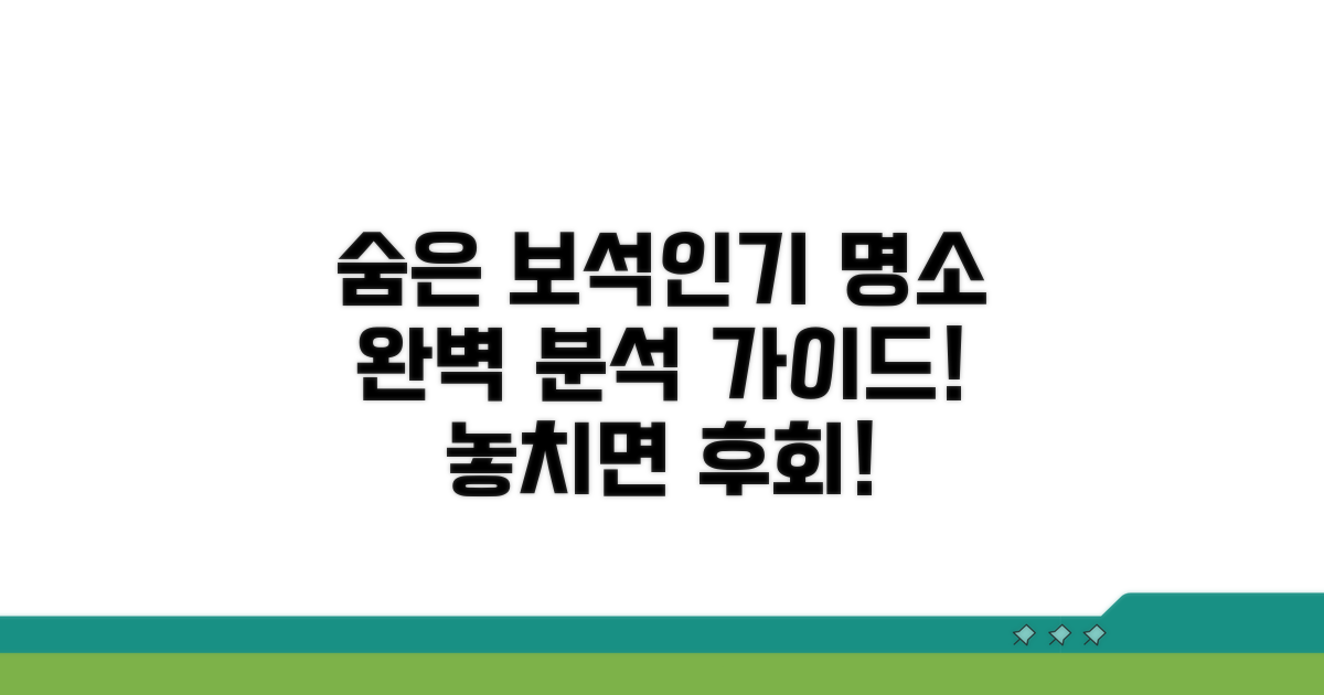 숨은 명소부터 인기 명소까지 완벽 분석