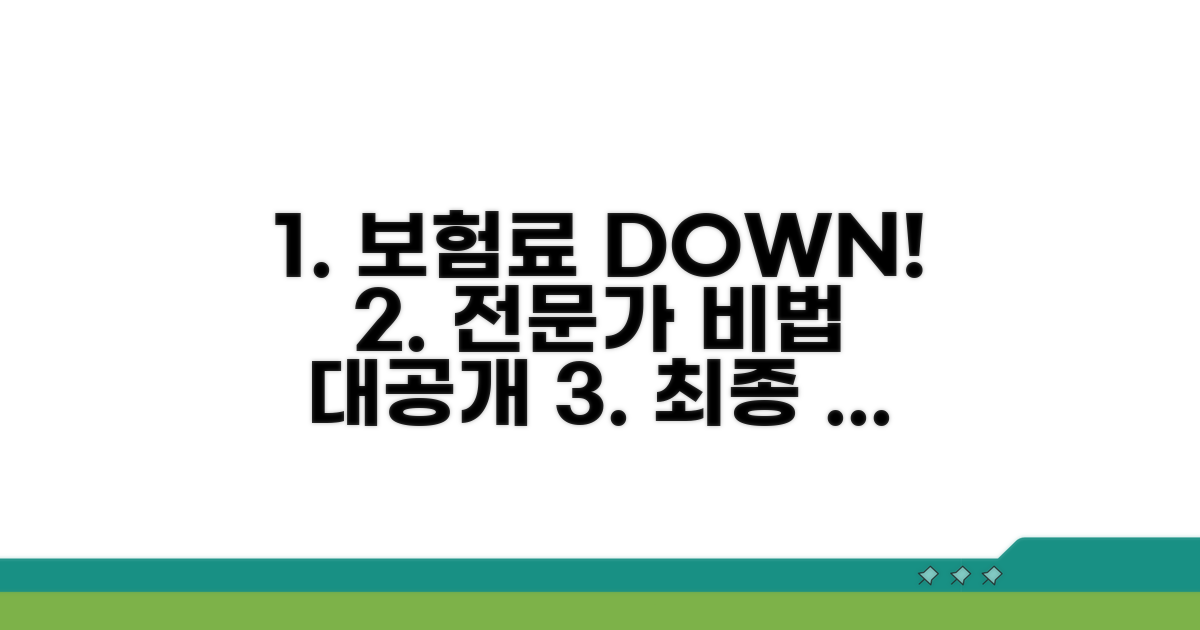 건강보험료 절약, 전문가의 최종 조언