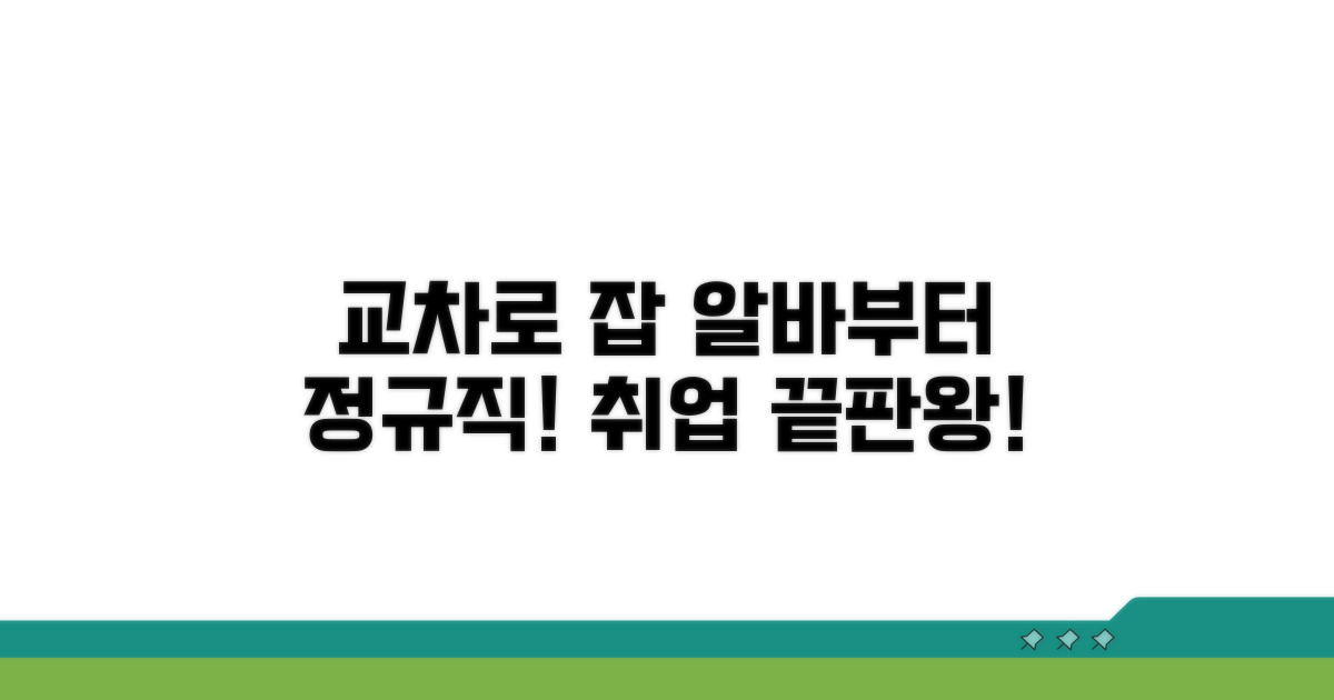 교차로 구인구직: 알바부터 정규직까지