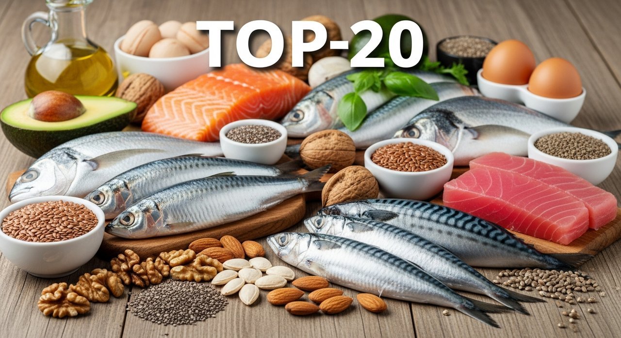 오메가3 많은 음식 TOP 20 | 생선 견과류 순위 효능 총정리