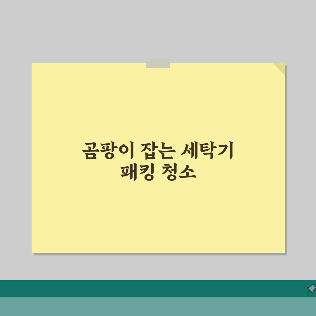 세탁기 고무 패킹 청소 방법 곰팡이 제거 | 세탁기 문 고무 청소 관리 꿀팁 공유해요!