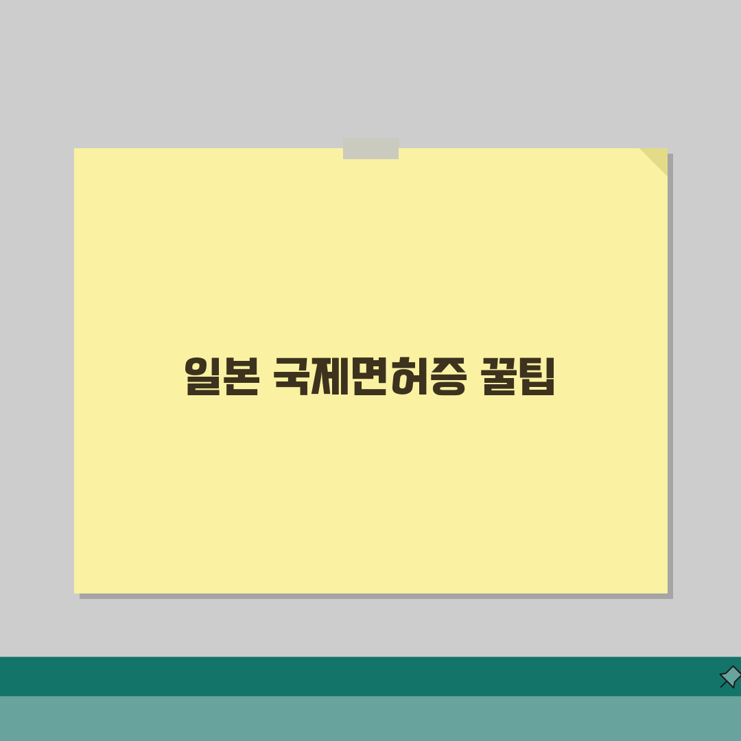 일본 국제면허증 휴대방법: 필수 서류와 보관 꿀팁 3가지