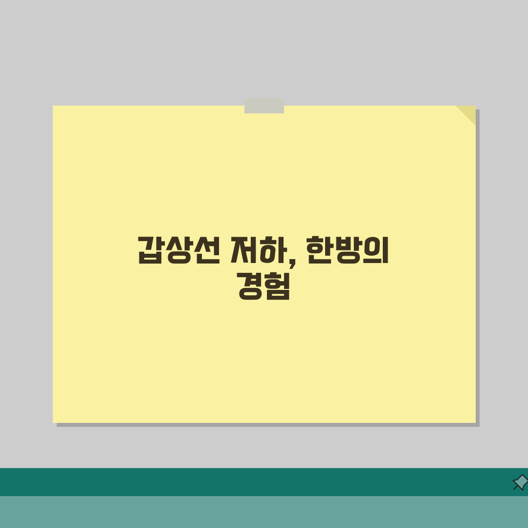 갑상선 기능 저하증 한방치료 | 보완 요법 효과와 한계점 분석 체험기, 제 경험담 들어보세